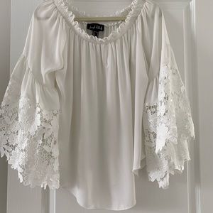 Joseph Ribkoff off the shoulder blouse